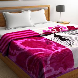 Blankets Design Magenta GSM Wool Size Blanket
