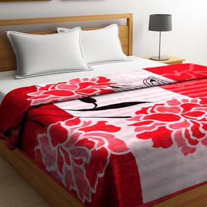 Blankets Design Red GSM Wool Size Blanket