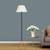 Beatrice   white floor lamp black and copper lp