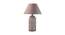 Audrey Table Lamp (Cotton Shade Material, Beige Shade Colour, White Distress) by Urban Ladder - Cross View Design 1 - 407988
