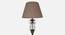 Batilde Floor Lamp (Brass, Cotton Shade Material, Beige Shade Colour) by Urban Ladder - Design 1 Side View - 408000