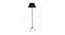 Beatrice Floor Lamp (Black Shade Colour, Cotton Shade Material, Black & Copper) by Urban Ladder - Design 1 Dimension - 408027