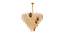 Dafna Chandelier (Brass & Clear) by Urban Ladder - Cross View Design 1 - 408063