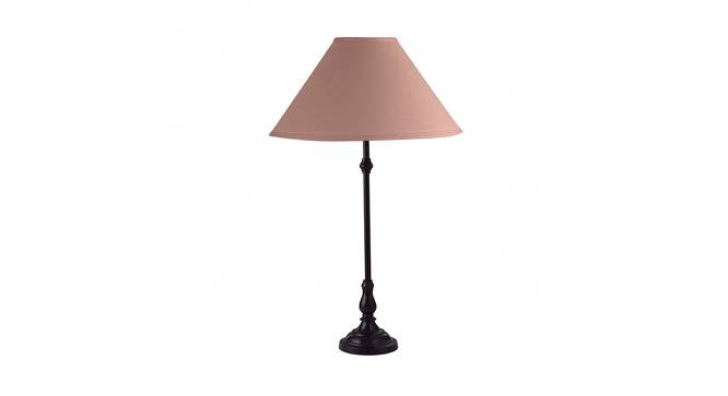 Cooper Table Lamp (Black, Cotton Shade Material, Beige Shade Colour) by Urban Ladder - Cross View Design 1 - 408079