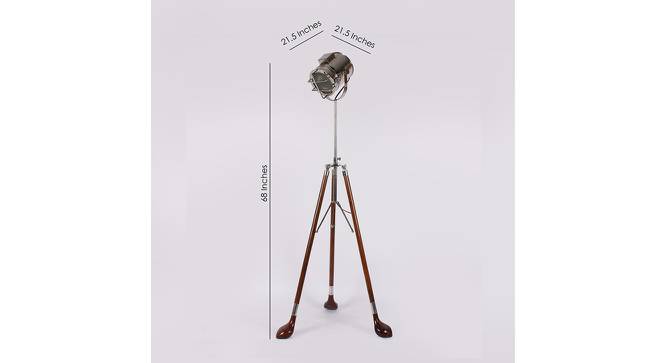 Brigitte Floor Lamp (Brown) by Urban Ladder - Design 1 Dimension - 408106