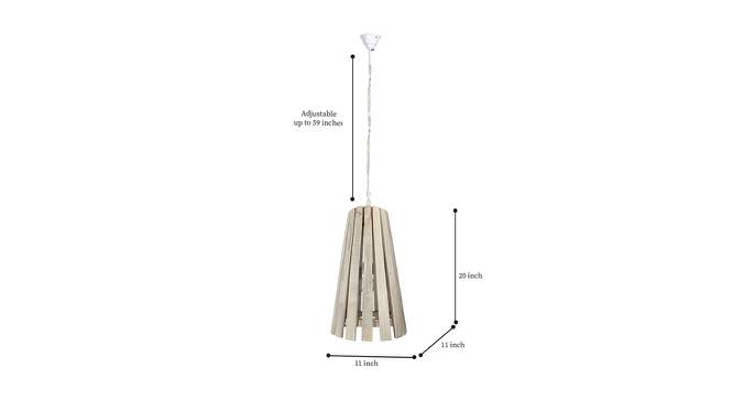 Constance Wall Lamp (White) by Urban Ladder - Design 1 Dimension - 408115
