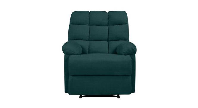 Joss Recliner (Teal, One Seater) by Urban Ladder - Front View Design 1 - 408144
