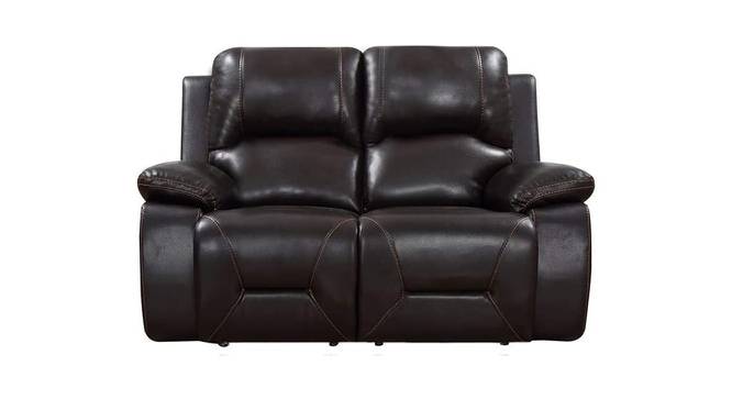 Kira Recliner (Dark Brown, Two Seater) by Urban Ladder - Front View Design 1 - 408236