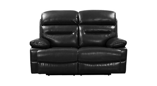 Layla Recliner (Black, Two Seater) by Urban Ladder - Front View Design 1 - 408237