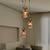 Dorothee hanging lamp brass and black lp