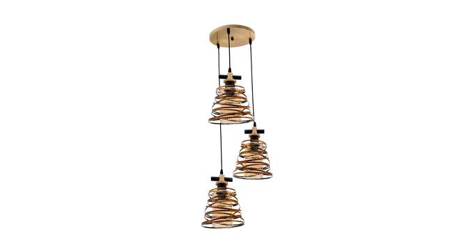 Dorothee Hanging Lamp (Black & Brass) by Urban Ladder - Cross View Design 1 - 408316