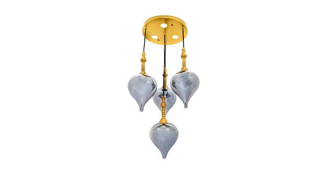 Edith Hanging Lamp (Brass & Smoke) by Urban Ladder - Cross View Design 1 - 408317