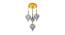 Edith Hanging Lamp (Brass & Smoke) by Urban Ladder - Cross View Design 1 - 408317