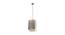 Enide Hanging Lamp (Chrome & White) by Urban Ladder - Cross View Design 1 - 408326