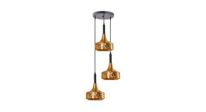 Esme Hanging Lamp (Black & Gold) by Urban Ladder - Cross View Design 1 - 408327