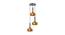 Esme Hanging Lamp (Black & Gold) by Urban Ladder - Cross View Design 1 - 408327