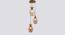 Doriane Hanging Lamp (Black & Brass) by Urban Ladder - Design 1 Side View - 408331