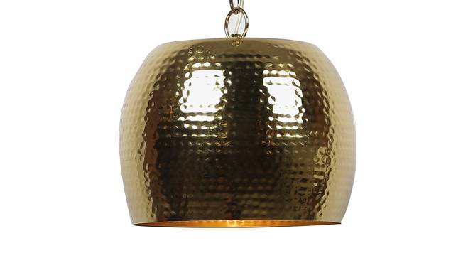 Elodie Hanging Lamp (Brass) by Urban Ladder - Design 1 Side View - 408337