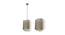 Enide Hanging Lamp (Chrome & White) by Urban Ladder - Front View Design 1 - 408353
