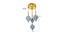 Edith Hanging Lamp (Brass & Smoke) by Urban Ladder - Design 1 Dimension - 408357