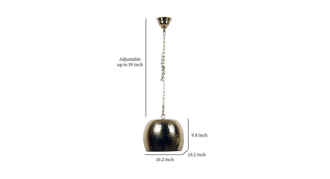 Elodie hanging lamp brass 6