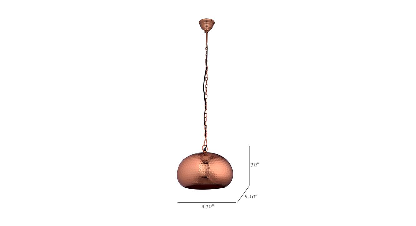 Eloise hanging lamp copper 6
