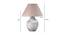 Emerson Table Lamp (Cotton Shade Material, Beige Shade Colour, White Distress) by Urban Ladder - Design 1 Dimension - 408368