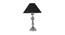 Fleur Table Lamp (Black Shade Colour, Cotton Shade Material, Chrome) by Urban Ladder - Cross View Design 1 - 408389