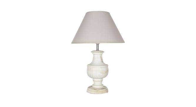Garland Table Lamp (Off White, White Shade Colour, Cotton Shade Material) by Urban Ladder - Cross View Design 1 - 408391