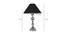 Fleur Table Lamp (Black Shade Colour, Cotton Shade Material, Chrome) by Urban Ladder - Design 1 Dimension - 408434