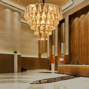 Jasman chandelier rose gold and clear lp