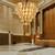 Jasman chandelier rose gold and clear lp