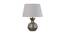 Jaxon Table Lamp (Silver, Black Shade Colour, Cotton Shade Material) by Urban Ladder - Cross View Design 1 - 408478