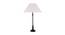 Landon Table Lamp (Black, White Shade Colour, Cotton Shade Material) by Urban Ladder - Cross View Design 1 - 408481