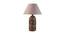 Kinsley Table Lamp (Cotton Shade Material, Beige Shade Colour, Natural Wood) by Urban Ladder - Cross View Design 1 - 408484