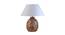 Harrison Table Lamp (White Shade Colour, Cotton Shade Material, Natural Wood) by Urban Ladder - Cross View Design 1 - 408486