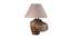 Kingston Table Lamp (Cotton Shade Material, Beige Shade Colour, Natural Wood) by Urban Ladder - Design 1 Side View - 408507