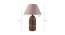 Kinsley Table Lamp (Cotton Shade Material, Beige Shade Colour, Natural Wood) by Urban Ladder - Design 1 Dimension - 408532