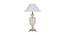 Logan Table Lamp (White Shade Colour, Cotton Shade Material, transparent) by Urban Ladder - Cross View Design 1 - 408577
