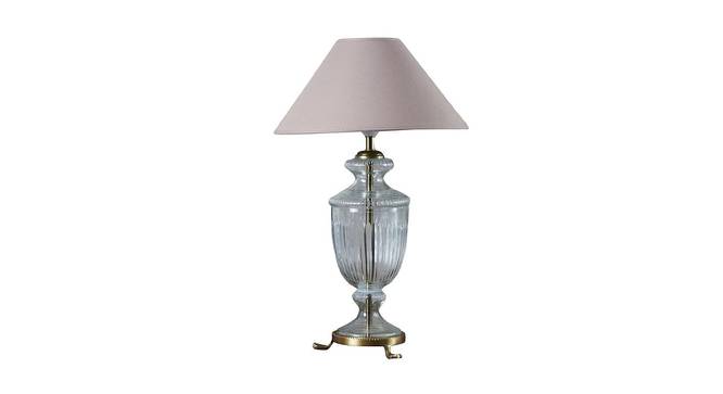 Martin Table Lamp (Cotton Shade Material, Beige Shade Colour, transparent) by Urban Ladder - Cross View Design 1 - 408578