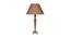 Oliver Table Lamp (Antique Brass, Cotton Shade Material, Beige Shade Colour) by Urban Ladder - Cross View Design 1 - 408584
