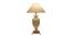 Logan Table Lamp (White Shade Colour, Cotton Shade Material, transparent) by Urban Ladder - Design 1 Side View - 408599