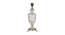 Logan Table Lamp (White Shade Colour, Cotton Shade Material, transparent) by Urban Ladder - Front View Design 1 - 408613