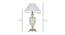 Logan Table Lamp (White Shade Colour, Cotton Shade Material, transparent) by Urban Ladder - Design 1 Dimension - 408631