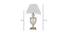 Miguel Table Lamp (White Shade Colour, Cotton Shade Material, Clear Glass) by Urban Ladder - Design 1 Dimension - 408634