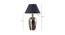 Willow Table Lamp (Black Shade Colour, Cotton Shade Material, Chrome) by Urban Ladder - Design 1 Dimension - 408678