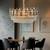 Althia chandelier rose gold and smoke lp