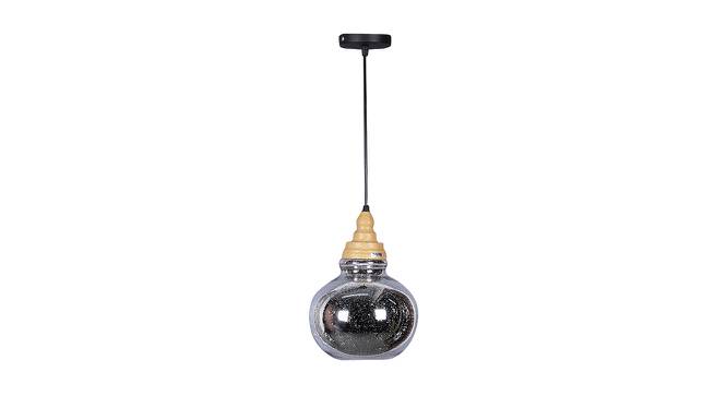 Emeline Hanging Lamp (Beige & Silver) by Urban Ladder - Cross View Design 1 - 408706