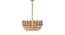 Althia Chandelier (Rose Gold & Smoke) by Urban Ladder - Design 1 Side View - 408715