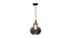 Emeline Hanging Lamp (Beige & Silver) by Urban Ladder - Design 1 Side View - 408721